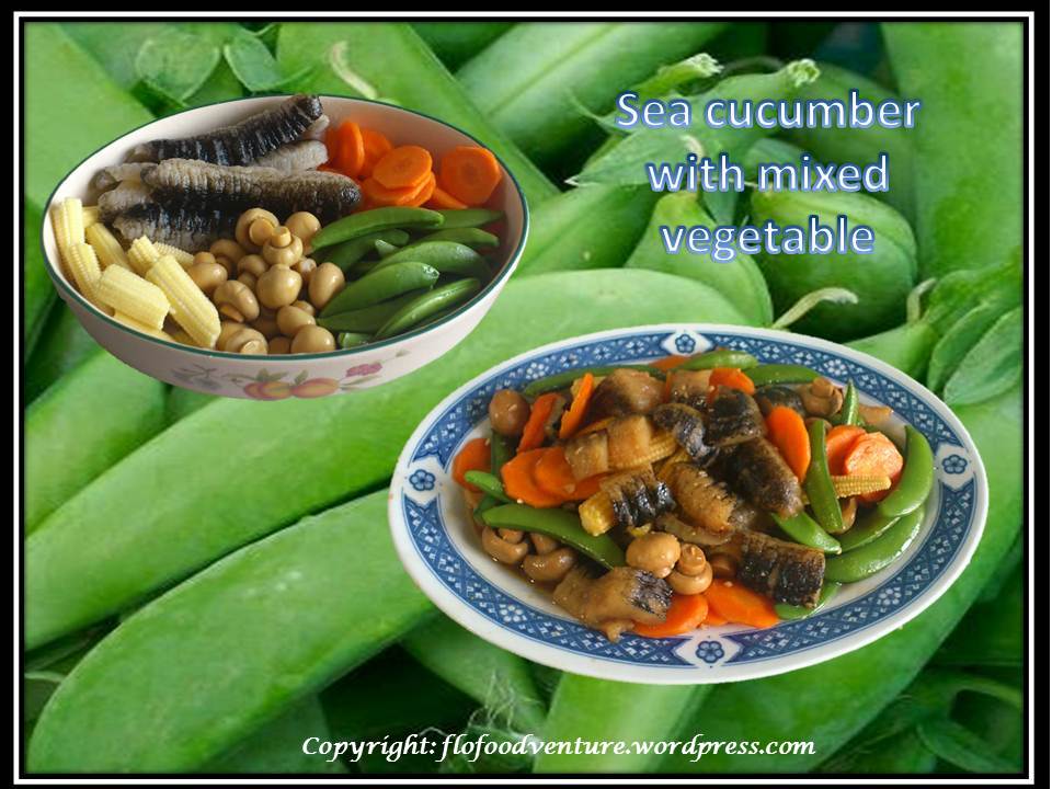 Braised Sea Cucumber with Mixed Vegetables