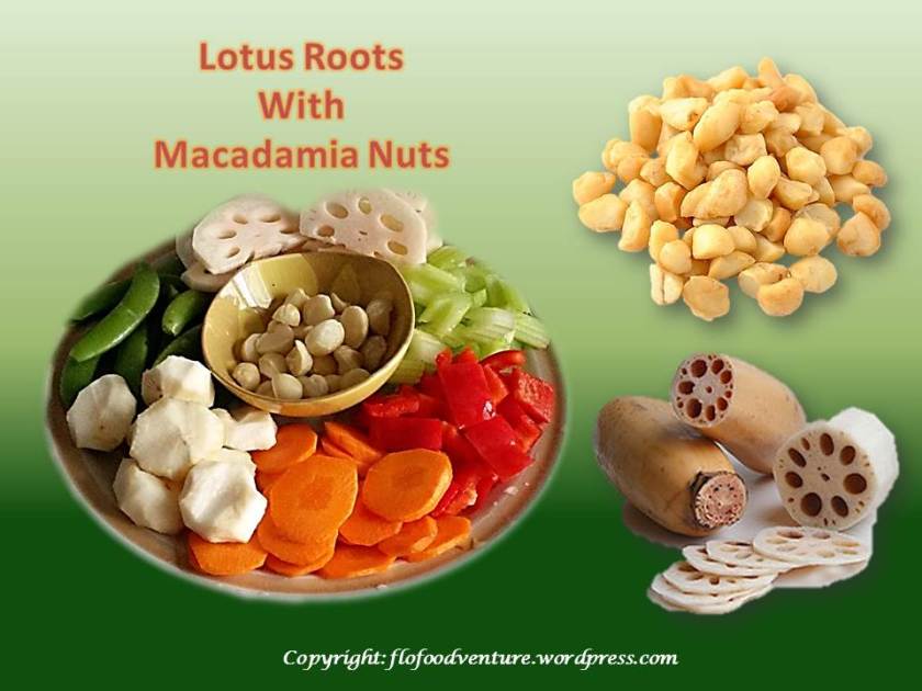 Lotus Roots with Macadamia Nuts