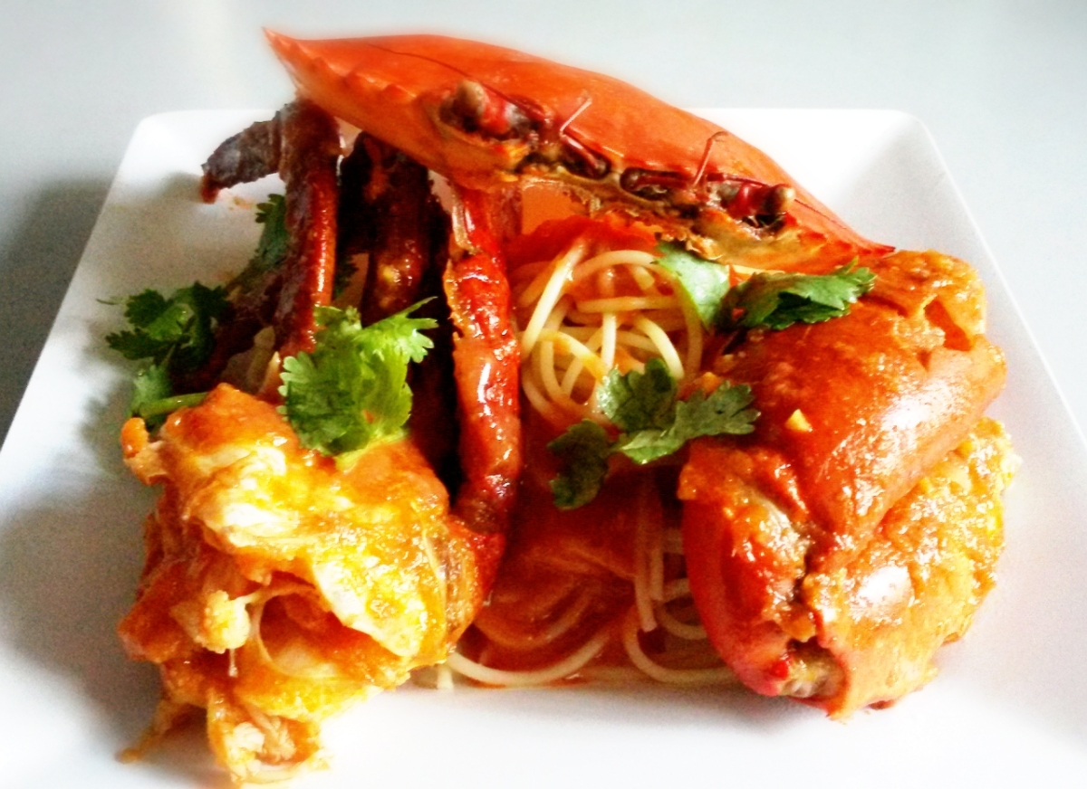 Sri Lanka Chilli Crab Pasta